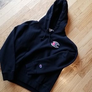 Champion black women's hoodie M